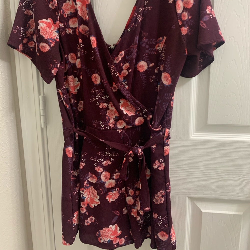 Women’s floral romper